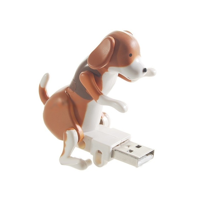 USB antistresový pes (hnedo biely) USB antistresový pes (hnedo biely)