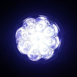 9-LED diodové predné svetlo na bicykel