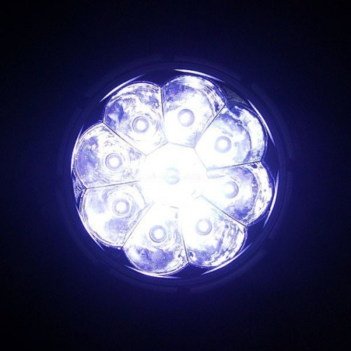 ﻿9-LED diodové predné svetlo na bicykel