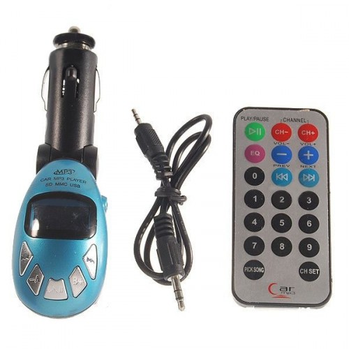FM transmiter s USB portom a čítačkou SD kariet s DO