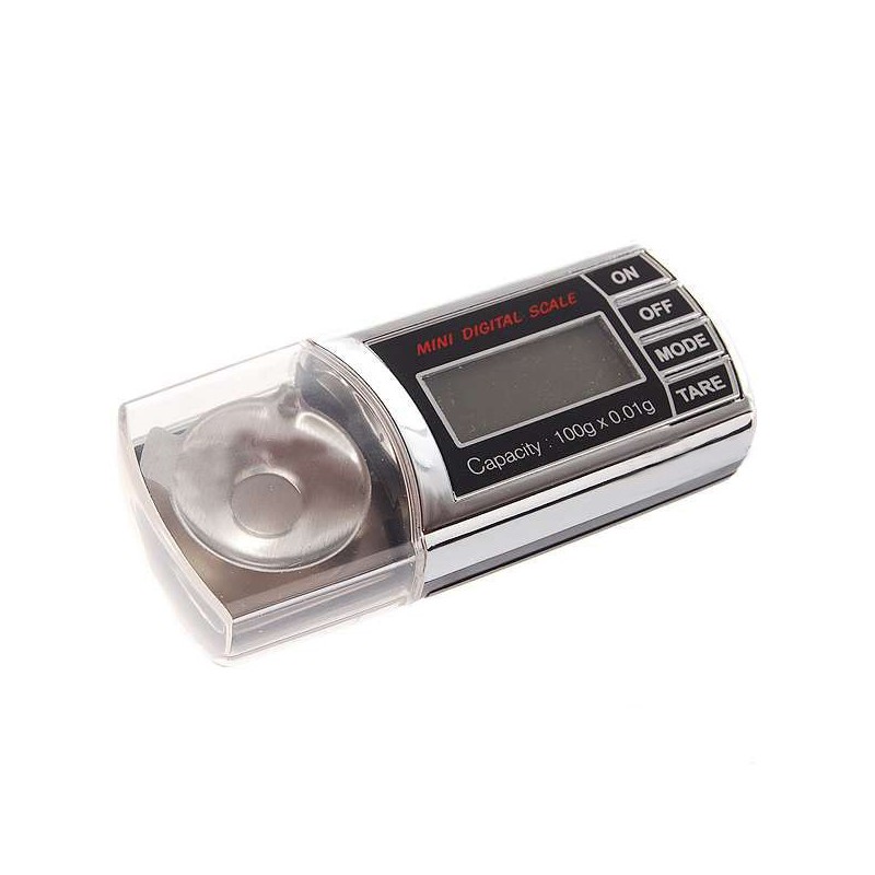 Mini presná digitálna vrecková váha 100g Max / 0.01g