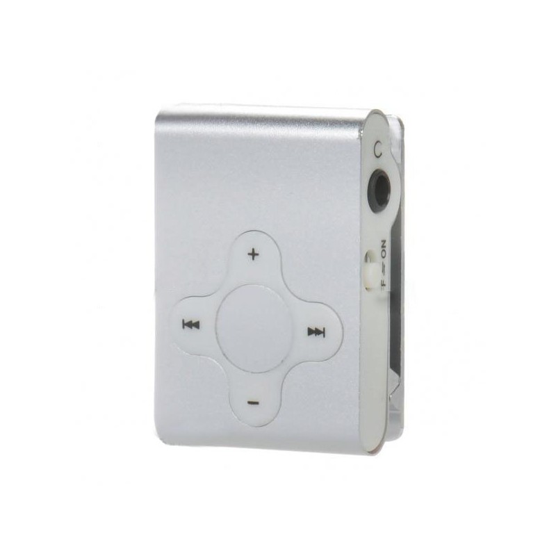 MP3 prehrávač s Micro SD - strieborný MP3 prehrávač s Micro SD - strieborný