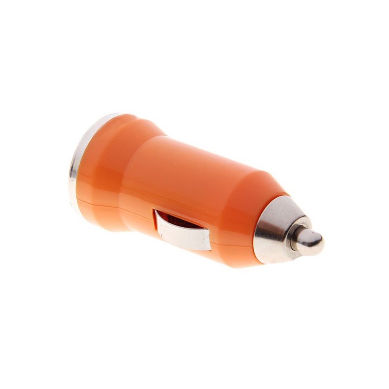 USB napájací adaptér autonabíjačka (oranžová) USB napájací adaptér autonabíjačka (oranžová)