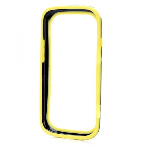 Ochranný rám silikón+plast pre Samsung i9300 Galaxy S III čierny