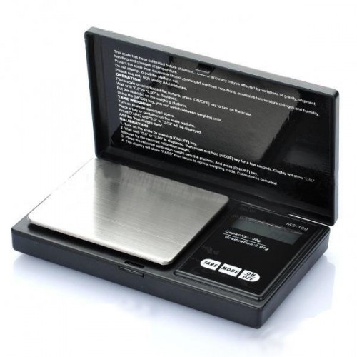 Vrecková digitálna mikrováha (max 500g / rozlíšenie 0.1g)
