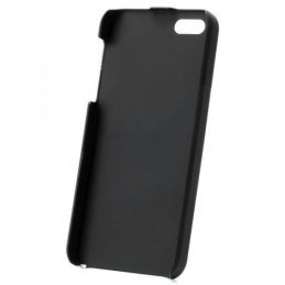 Ochranný hliníkový zadný kryt pre iPhone 5 čierno-strieborný