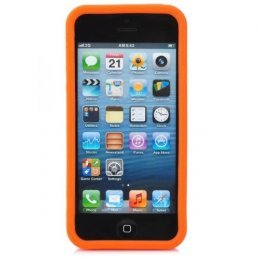 Ochranné silikónové púzdro pre iPhone 5 - oranžové