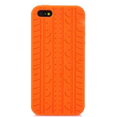 Ochranné silikónové púzdro pre iPhone 5 - oranžové