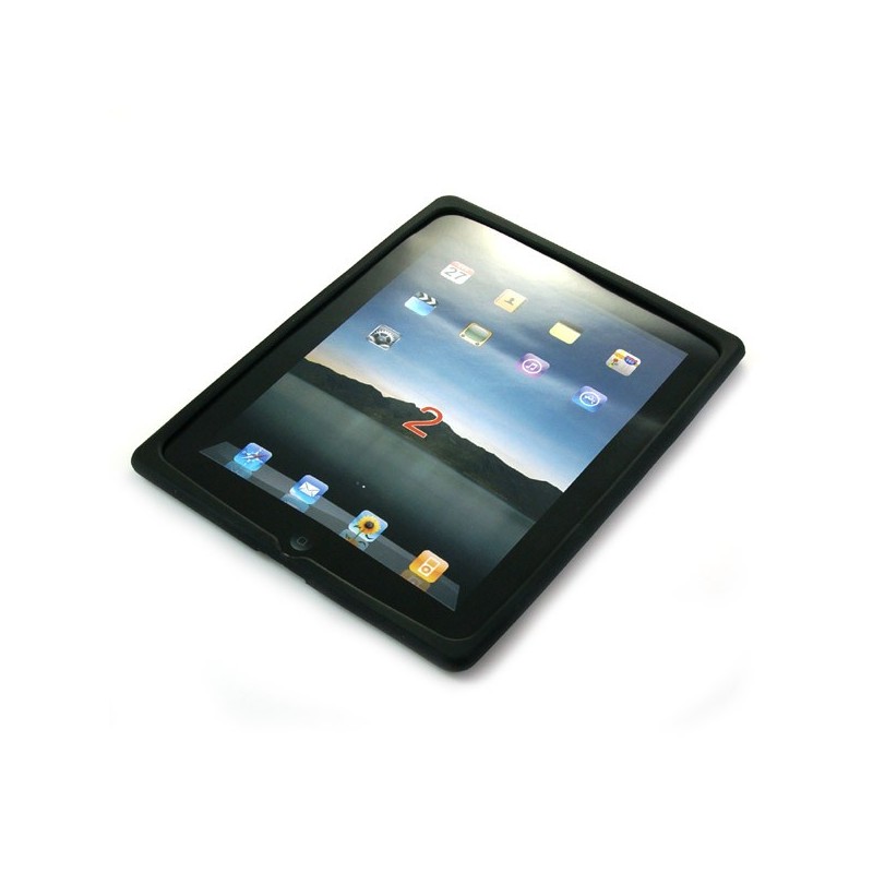 Extra tenký silikónový obal pre iPad 2 - čierny Extra tenký silikónový obal pre iPad 2 - čierny