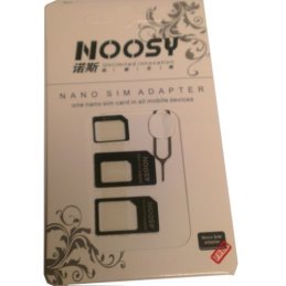 4 v 1 nano SIM na micro SIM adaptér a micro SIM to Standard SIM adaptér
