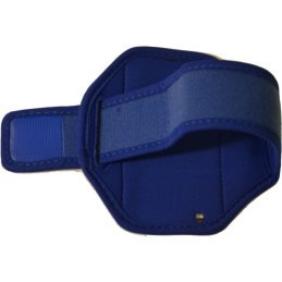 Modré športové púzdro na ruku pre iPhone 5 / iPhone 4 4S s dierou na slúchadlá