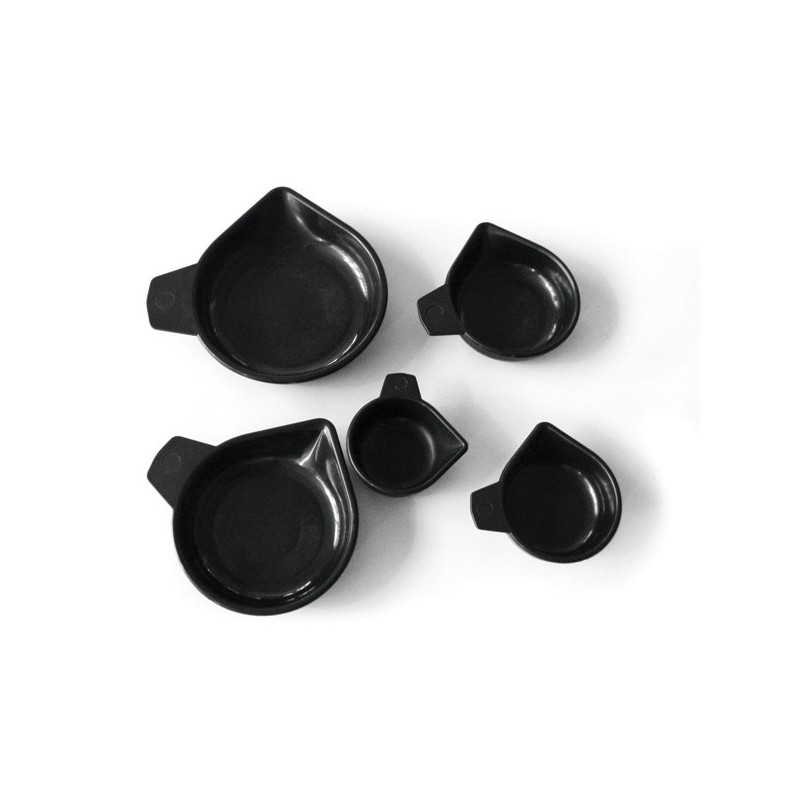 Sada 5 plastových misiek na váženie