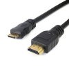 Micro HDMI na HDMI pripojovací kábel - čierny (150 cm)
