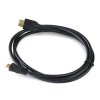 Micro HDMI na HDMI pripojovací kábel - čierny (150 cm)