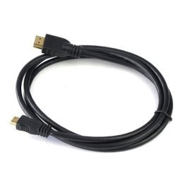 Micro HDMI na HDMI pripojovací kábel - čierny (150 cm)