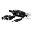 USB na MIDI kábel s 16 MIDI vstupy / výstupy (1.8-Meter)