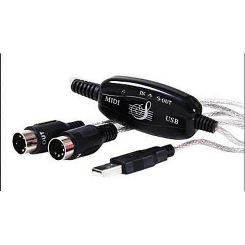 USB na MIDI kábel s 16 MIDI vstupy / výstupy (1.8-Meter)