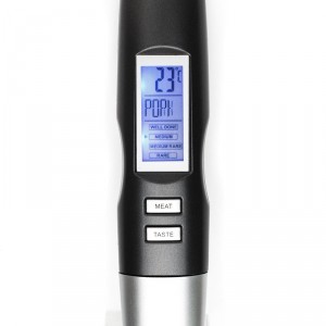Grilovacia vidlička s teplomerom BBQ