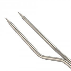 Grilovacia vidlička s teplomerom BBQ