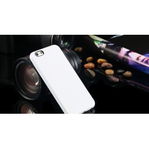 Biely silikónový zadný kryt pre iPhone 6 Plus