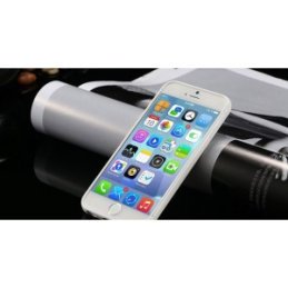 Biely silikónový zadný kryt pre iPhone 6 Plus