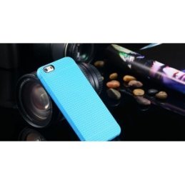 Modrý silikónový zadný kryt pre iPhone 6 Plus