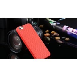 Červený silikónový zadný kryt pre iPhone 6 Plus