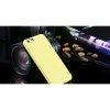 Žltý silikónový zadný kryt pre iPhone 6 Plus