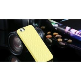 Žltý silikónový zadný kryt pre iPhone 6 Plus