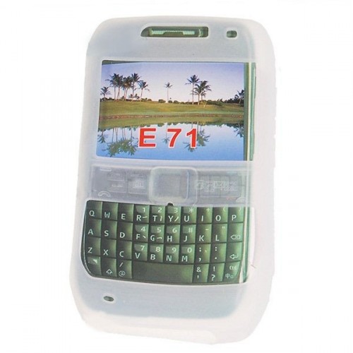 ﻿Silikónové puzdro pre telefóny Nokia E71