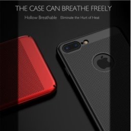 iPhone X zadný MESH kryt červený