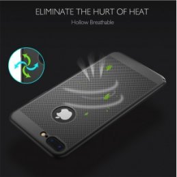 iPhone X zadný MESH kryt červený