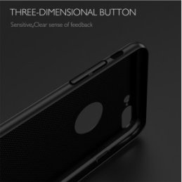 iPhone X zadný MESH kryt červený