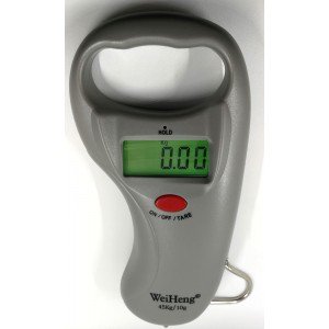 WH-A13 Závesná rybárska váha s metrom do 45kg/10g