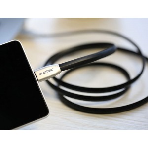1m SUPTEC USB-C Fast Charge kábel čierny