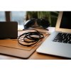 1m SUPTEC USB-C Fast Charge kábel čierny