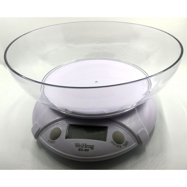 WH-B09 kuchynská váha do 7kg s miskou WH-B09 kuchynská váha do 7kg s miskou