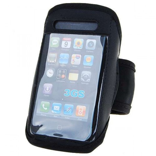 Športové púzdro na ruku pre iPhone 2G/3G/3GS čierne