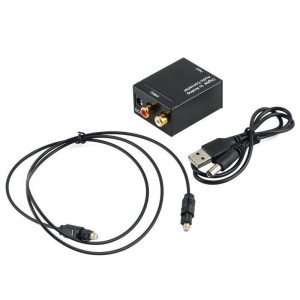 DAC prevodník Toslink SPDIF/Coax/Analog