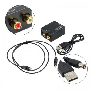 DAC prevodník Toslink SPDIF/Coax/Analog