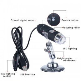USB digitálny mikroskop so zväčšením až 500x