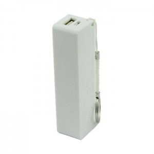 USB Power Banka na 1x 18650 batériu biela