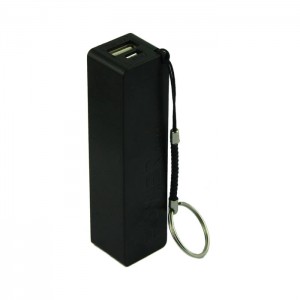 USB Power Banka na 1x 18650 batériu čierna