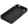 ﻿Ochranné silikónové puzdro pre Apple iPhone 4 - čierne