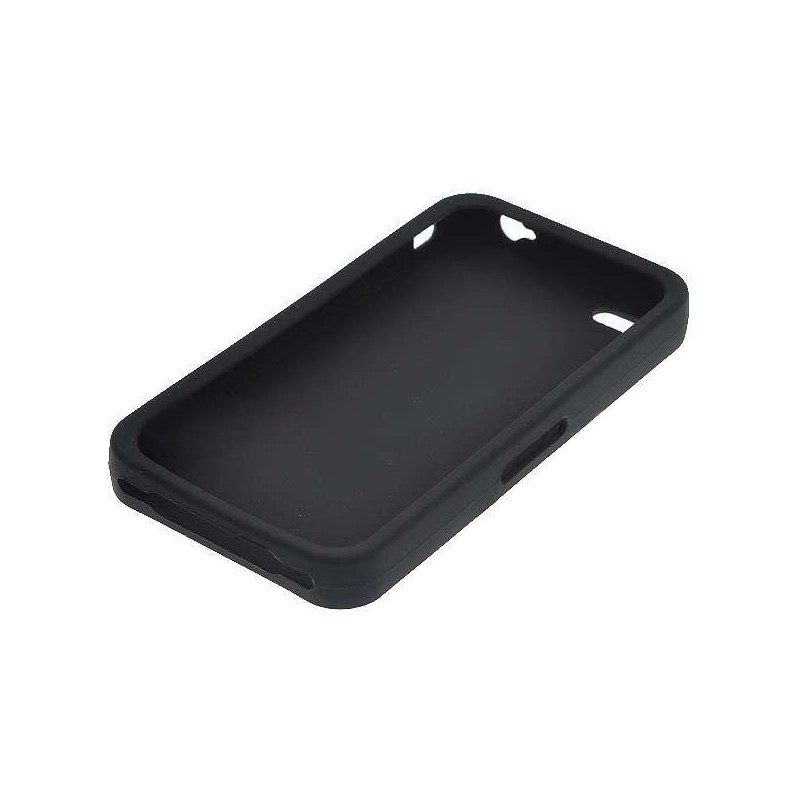 Ochranné silikónové puzdro pre Apple iPhone 4 - čierne Ochranné silikónové puzdro pre Apple iPhone 4 - čierne