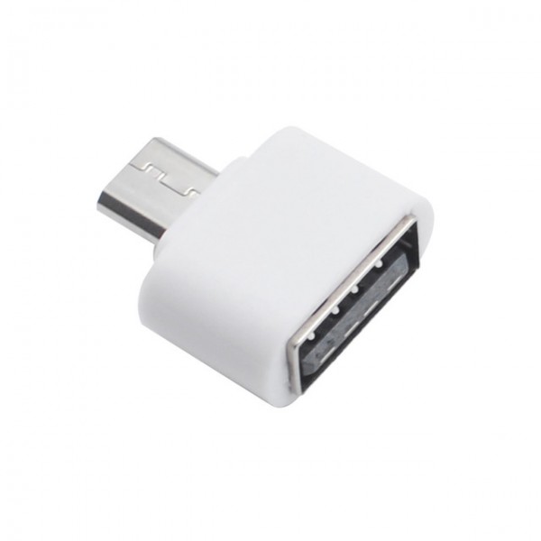 USB/microUSB OTG adaptér biely USB/microUSB OTG adaptér biely