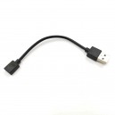 Redukcia microUSB-F/USB 2.0-M