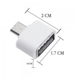 USB/microUSB OTG adaptér čierny