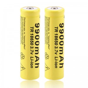 USB Power Banka na 2x 18650 batérie žltá