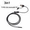 5m/7mm endoskop pre PC a Android USB/microUSB/USB-C Hard